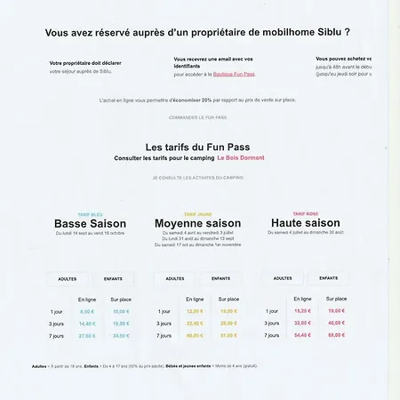 Kemp Mh Bois Dormant 6 Pers 3ch Avec Lave Linge Et Tv Saint-Jean-de-Monts